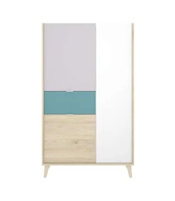 Modulo vertical 3 puertas 1 cajon La Iruela para salón 137 cm(alto)81 cm(ancho)43 cm(largo)