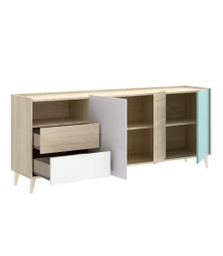 Mueble aparador La Iruela 3 puertas 2 cajones 75 cm(lato)180 cm(ancho)43 cm(largo)