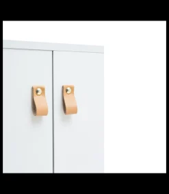 Mueble aparador Md-Tiano 3 puertas acabado blanco, 140cm(ancho) 68cm(altura) 35cm(fondo)