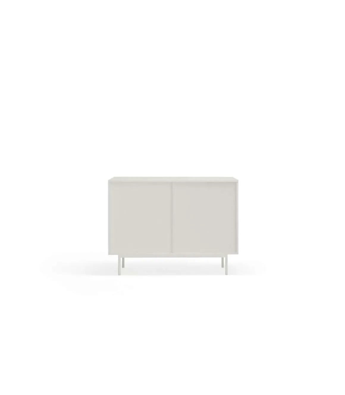 Mueble aparador para comedor modelo Sierra 1 puerta 4 cajones acabado blanco/roble, 47cm(ancho) 79.6cm(alto) 159.5cm (largo)