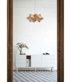 Mueble aparador para comedor modelo Corvo 1 puerta 6 cajones acabado crema, 40cm(ancho) 76cm(alto) 180cm (largo)