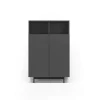 Mueble auxiliar modelo 603-1 acabado grafito, 110 x 90 x 34 (alto x ancho x fondo)