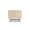 Mueble auxiliar 2 puertas abatibles modelo 601-1 acabado en roble claro. 78 cm (alto) x 90 cm (ancho) x 34 cm (prof.)