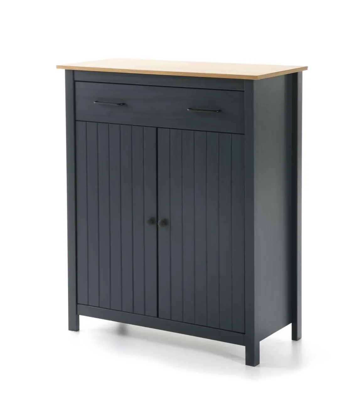 Mueble auxiliar 2 puertas 1 cajón Mariana acabado azul 110 cm(alto) 90 cm(ancho) 40 cm(largo)