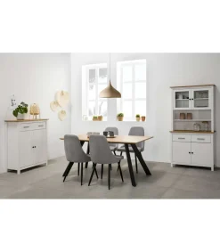 Mueble auxiliar 2 puertas 1 cajón Mariana acabado blanco 110 cm(alto) 90 cm(ancho) 40 cm(largo)