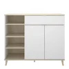 Mueble auxiliar Villarodrigo 2 puertas 1 cajón y estantes 102 cm(alto)120 cm(ancho)40 cm(largo)