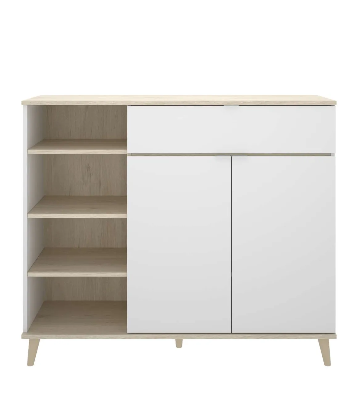 Mueble auxiliar Villarodrigo 2 puertas 1 cajón y estantes 102 cm(alto)120 cm(ancho)40 cm(largo)