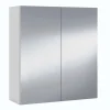 Mueble camerino Sulf de 2 puertas con espejo acabado blanco brillo, 65 cm(alto)60 cm(ancho)21 cm(largo)