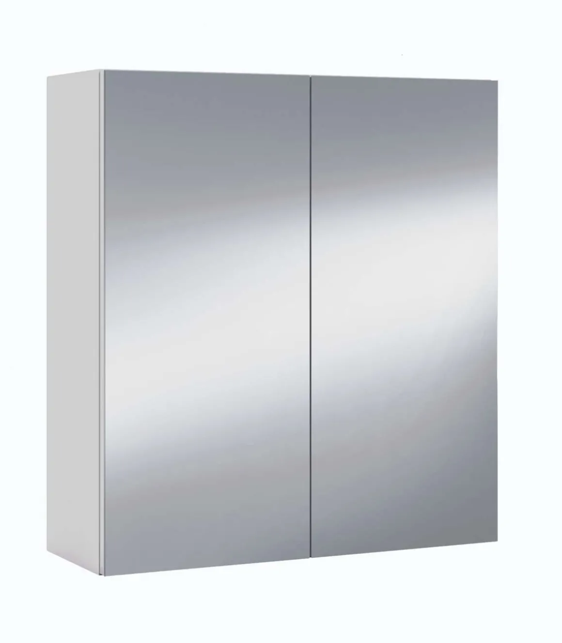 Mueble camerino Sulf de 2 puertas con espejo acabado blanco brillo, 65 cm(alto)60 cm(ancho)21 cm(largo)