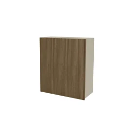 Mueble cocina alto con dos puertas en color nogal noceto, 90 cm(alto)80 cm(ancho)35 cm(largo)