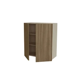 Mueble cocina alto con dos puertas en color nogal noceto, 90 cm(alto)80 cm(ancho)35 cm(largo)