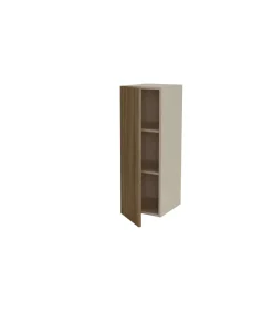 Mueble cocina alto con una puerta en color nogal noceto, 90 cm(alto)30 cm(ancho)35 cm(largo)