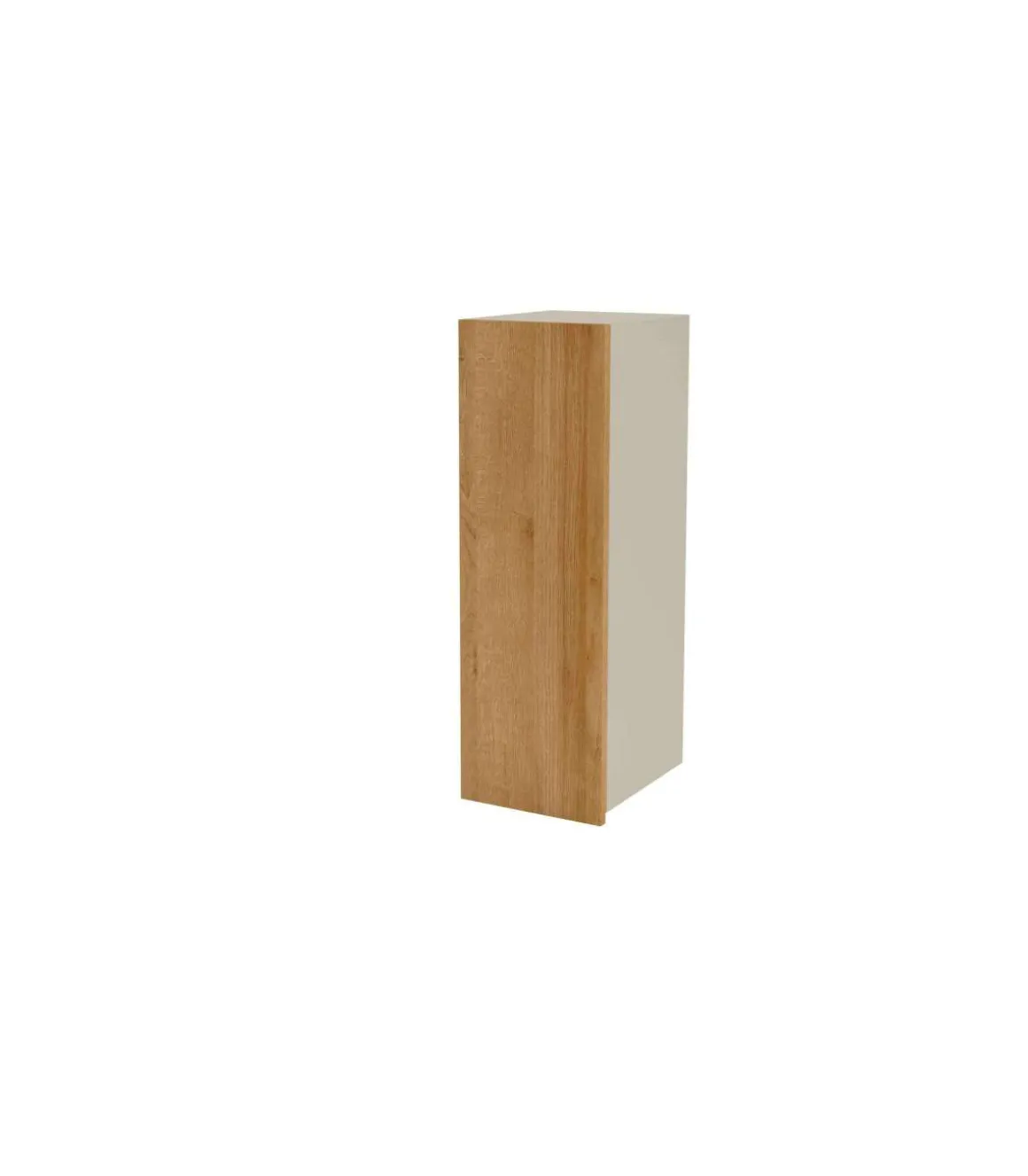 Mueble cocina alto con una puerta en color roble vega, 90 cm(alto)30 cm(ancho)35 cm(largo)
