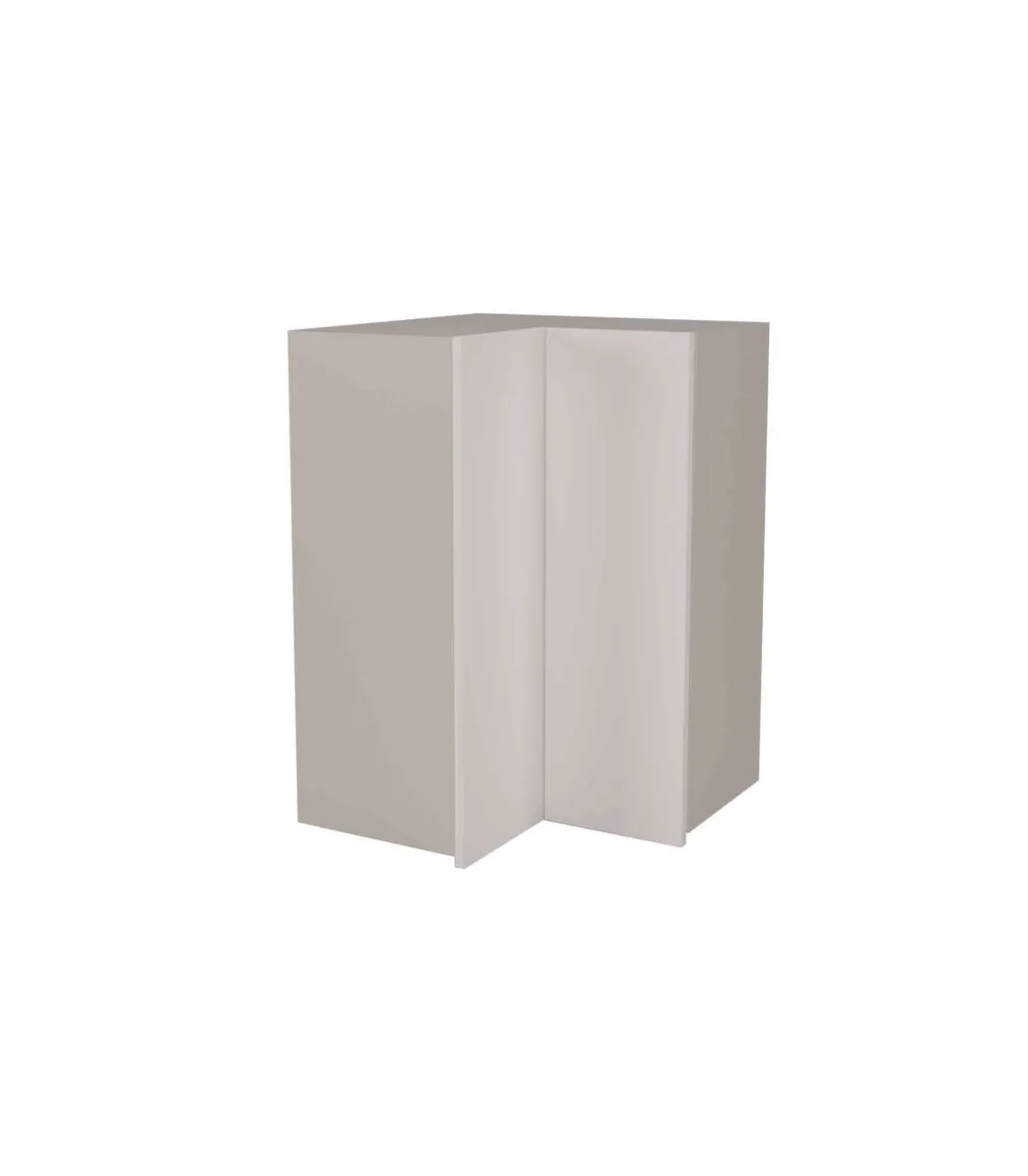 Mueble cocina alto de rincón acabado en puertas color blanco mate, 90cm(alto) 63x63cm(ancho )35cm(largo)
