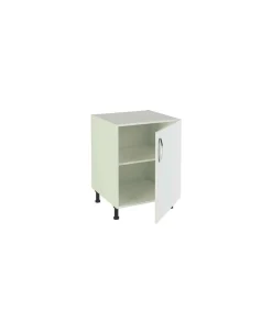 Mueble cocina con una puerta en blanco. 83 cm(alto)60 cm(ancho)58 cm(largo)