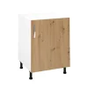 Mueble cocina con una puerta en roble albar. 83 cm(alto)60 cm(ancho)58 cm(largo)