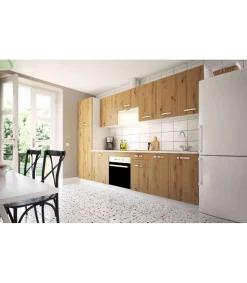 Mueble cocina para colgar con 1 puerta en roble albar. 60 cm(largo)40 cm(alto)33 cm(fondo)