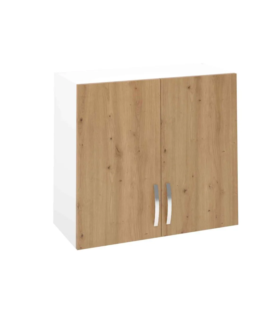 Mueble cocina para colgar con 2 puertas en roble albar. 70 cm(alto)80 cm(ancho)33 cm(largo)