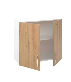 Mueble cocina para colgar con 2 puertas en roble albar. 70 cm(alto)80 cm(ancho)33 cm(largo)