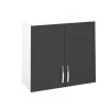 Mueble cocina para colgar con 2 puertas en gris parís. 70 cm(alto)80 cm(ancho)33 cm(largo)