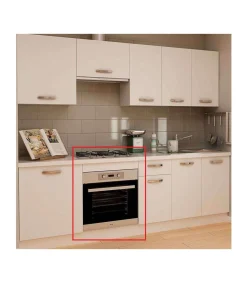 Mueble cocina para horno en blanco. 83 cm(alto)60 cm(ancho)58 cm(largo)