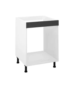 Mueble cocina para horno en gris parís. 83 cm(alto)60 cm(ancho)58 cm(largo)