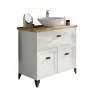 Mueble de baño con lavabo cerámico Toscana acabado color blanco 95 cm(alto)85 cm(ancho)47 cm(largo)