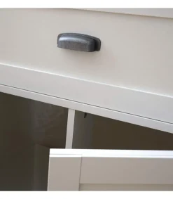 Mueble de baño con lavabo cerámico Toscana acabado color blanco 95 cm(alto)85 cm(ancho)47 cm(largo)