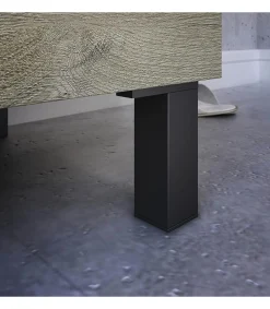 Mueble de baño Xativa con lavabo cerámico y espejo, acabado roble 80 cm(alto)50 cm(ancho)40 cm(largo)