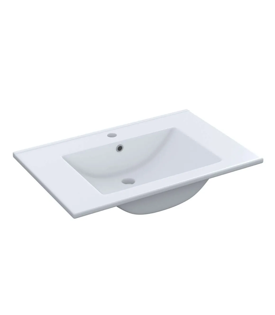 Mueble de baño Xativa con lavabo cerámico y espejo, acabado roble 80 cm(alto)50 cm(ancho)40 cm(largo)