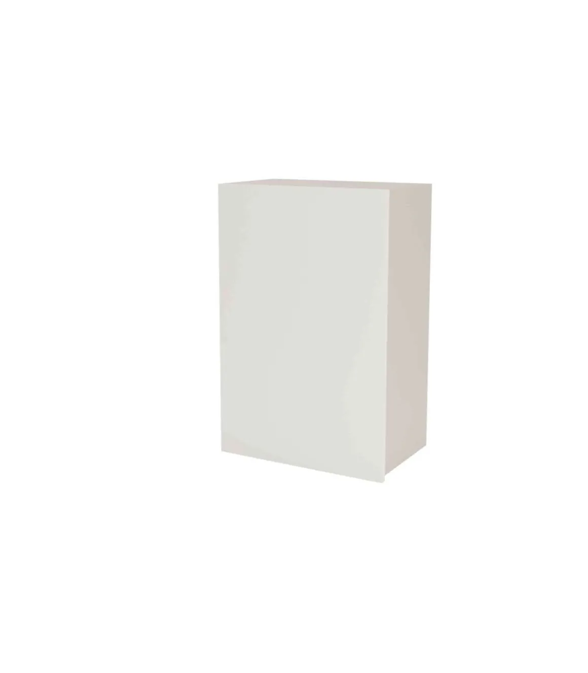 Mueble de cocina alto con una puerta en gris cream y blanco mate. 90 cm(alto)60 cm(ancho)35 cm(largo)