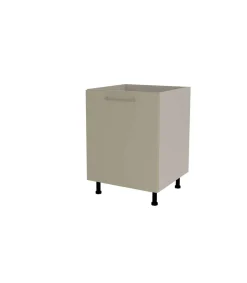 Mueble de cocina bajo para fregadero en gris cream y vison. 85 cm(alto)60 cm(ancho)60 cm(largo)