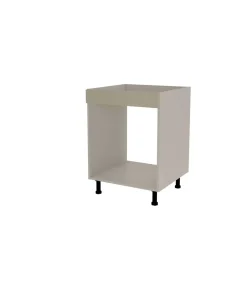 Mueble de cocina para horno en gris cream y vison. 85 cm(alto)60 cm(ancho)60 cm(largo)