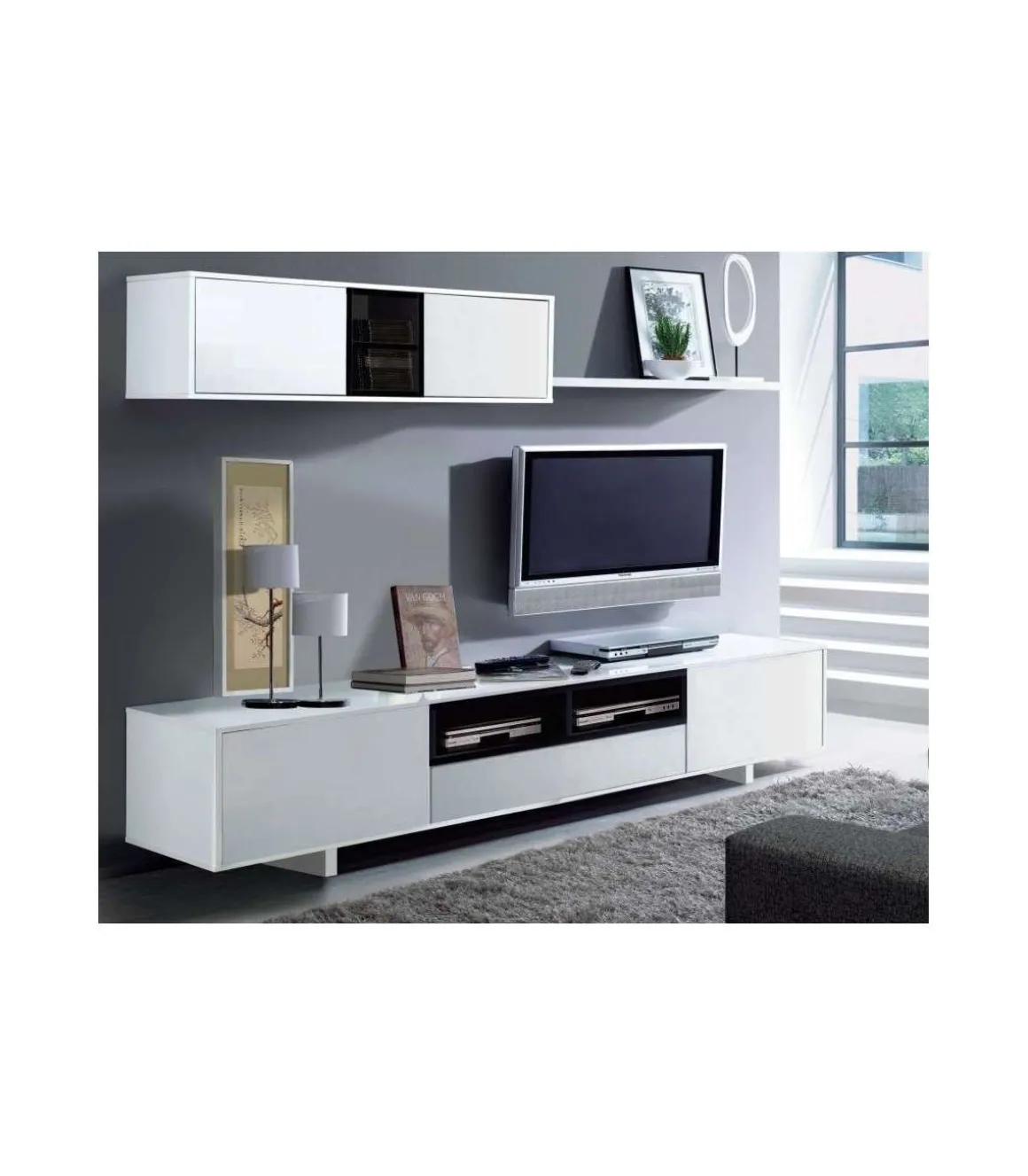 Mueble de salon Sirva 46 cm(alto)200 cm(ancho)41 cm(largo)