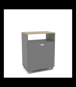 Mueble lavandería Md-Bakery2 acabado gris, 80cm(alto) 60.5m(ancho) 40m(largo)