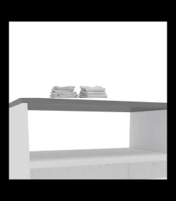 Mueble lavandería Md-Bakery2 acabado blanco, 80cm(alto) 60.5m(ancho) 40m(largo)