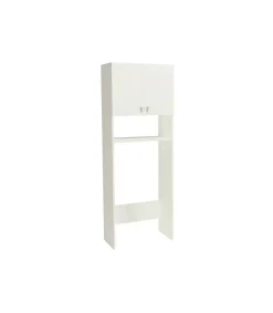 Mueble para lavadora en acabado blanco brillo 64 cm(ancho) 180 cm(altura) 36 cm(fondo)