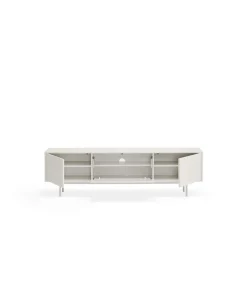 Mueble para televisión modelo Sierra 3 puertas acabado blanco, 40cm(ancho) 52cm(alto) 180cm (largo)