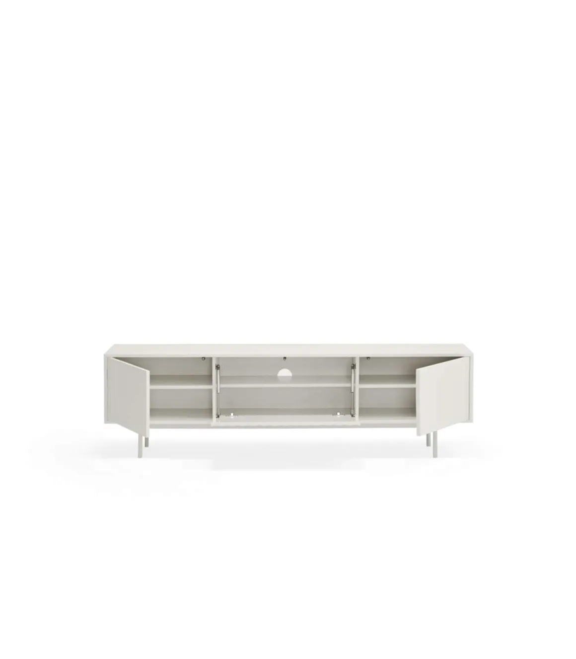 Mueble para televisión modelo Sierra 3 puertas acabado blanco, 40cm(ancho) 52cm(alto) 180cm (largo)