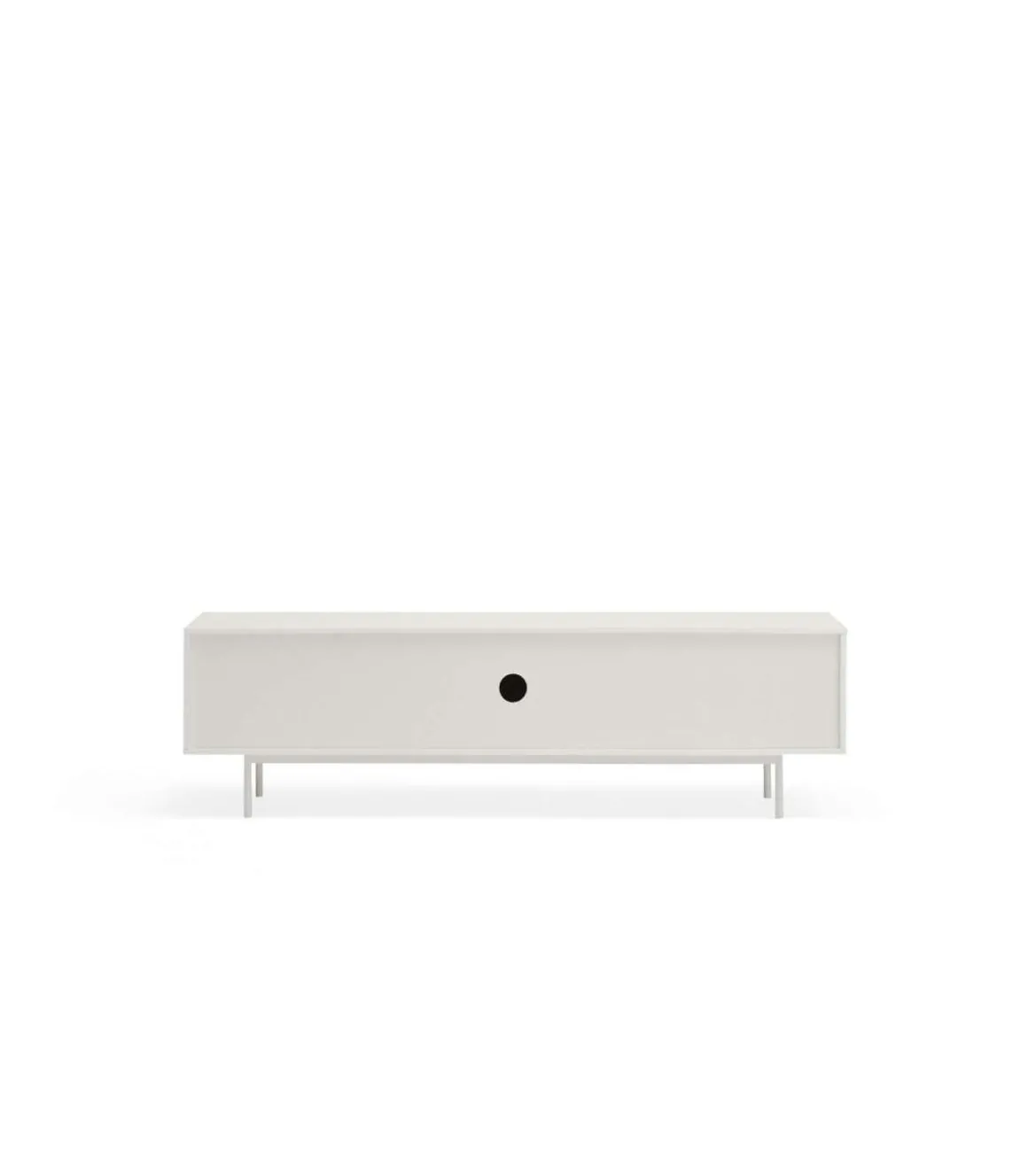 Mueble para televisión modelo Sierra 3 puertas acabado blanco, 40cm(ancho) 52cm(alto) 180cm (largo)
