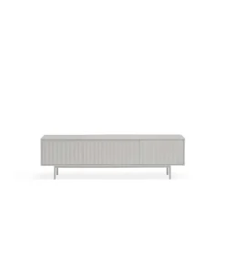 Mueble para televisión modelo Sierra 3 puertas acabado gris claro, 40cm(ancho) 52cm(alto) 180cm (largo)