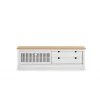 Mueble para televisión modelo Luna acabado blanco 158 cm(ancho) 49.5 cm(alto) 40 cm (fondo)