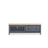 Mueble para televisión modelo Luna acabado gris 158 cm(ancho) 49.5 cm(alto) 40 cm (fondo)