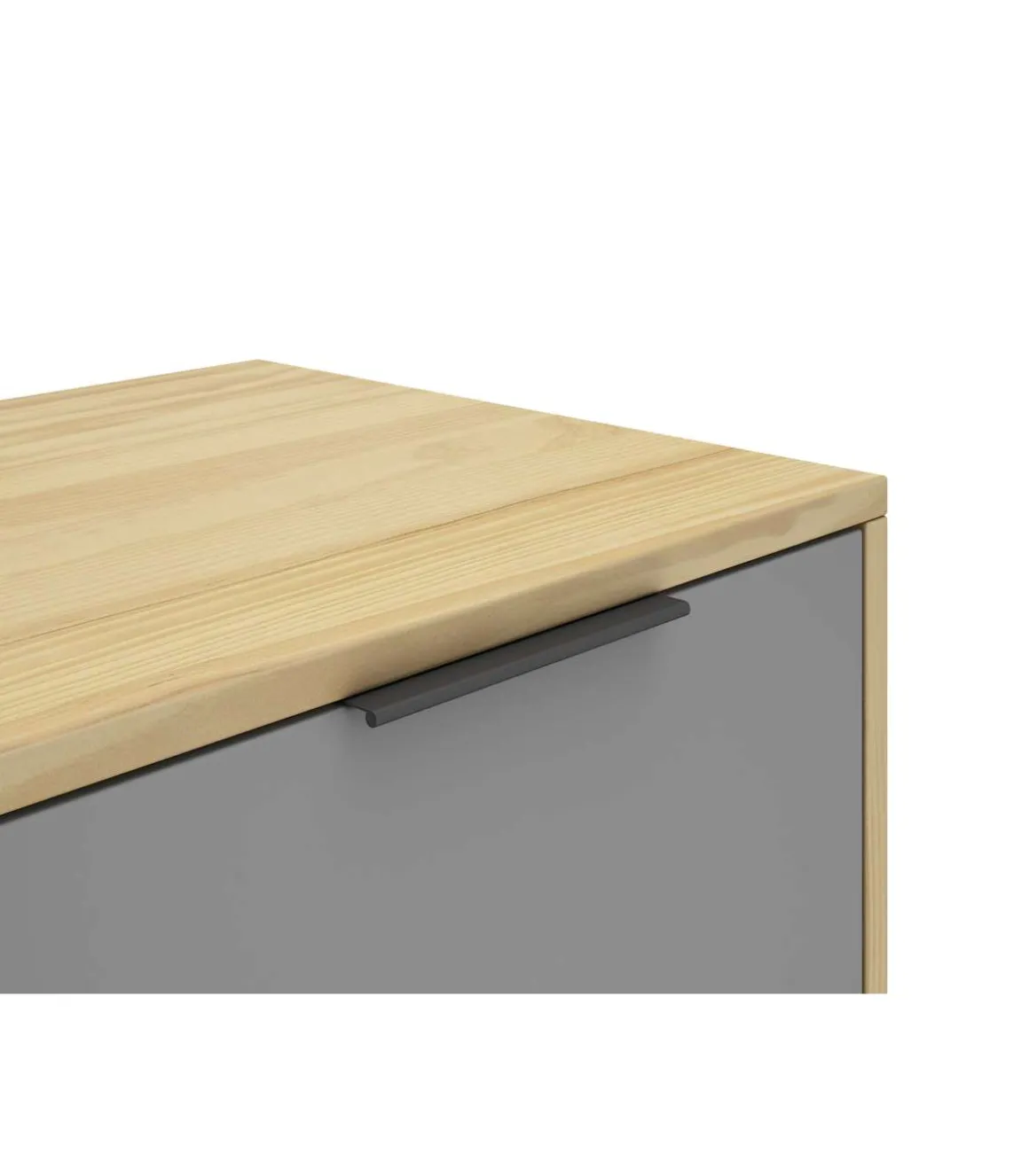 Mueble para televisión 2 puertas 2 huecos Elfo acabado roble, 52cm(alto) 140cm(ancho) 40cm(largo)