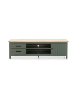 Mueble para TV Mariana acabado verde, 47 cm(alto) 157 cm(ancho) 40 cm(largo)