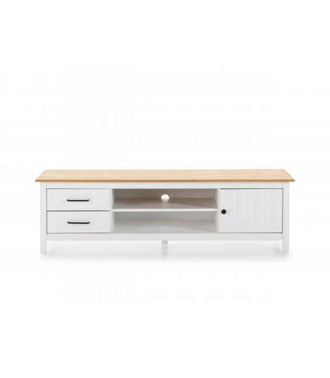 Mueble para TV Mariana acabado blanco, 47 cm(alto) 157 cm(ancho) 40 cm(largo)