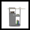 Mueble planchador Md-Asfeld2 acabado gris, 91cm(alto) 90.5m(ancho) 36.5m(largo)