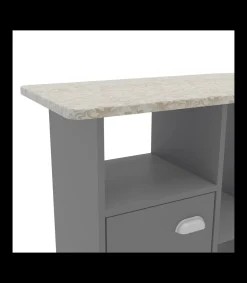 Mueble planchador Md-Asfeld2 acabado gris, 91cm(alto) 90.5m(ancho) 36.5m(largo)