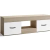 Mueble televisión Ayna acabado sable-blanco 48 cm(alto)150 cm(ancho)39.9 cm(largo)