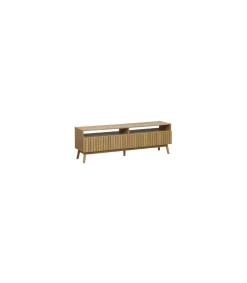 Mueble televisión 2cajones Trend acabado en chapa de fresno, 50cm(alto) 150cm(ancho) 40cm(fondo).